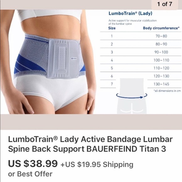Ortonyx Other Ortonyx Lumbosacral Back Brace Poshmark